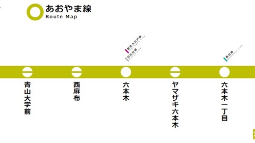 神奈川県の路線図SAMPLE